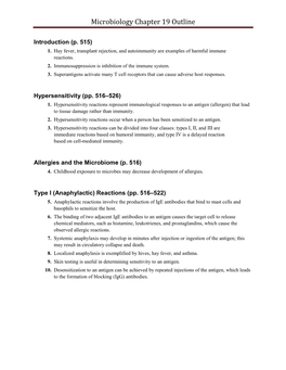 Microbiology Chapter 19 Outline