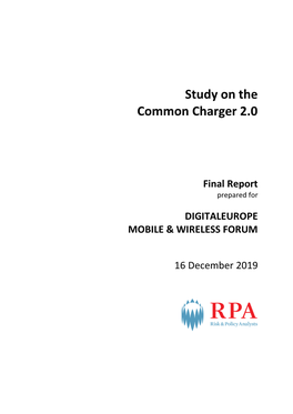 Study on the Common Charger 2.0