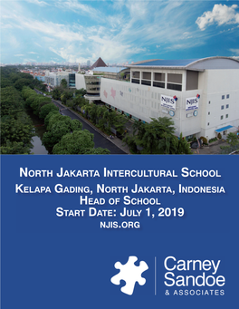 Kelapa Gading, North Jakarta, Indonesia Head of School Start Date