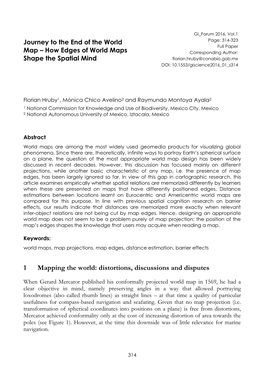 1 Mapping the World: Distortions, Discussions and Disputes