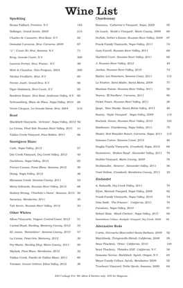 W L Wine List