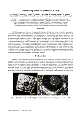 VLBI Tracking of the Solar Sail Mission IKAROS