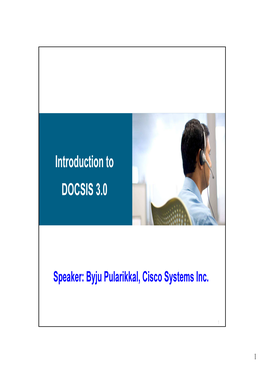 Introduction to DOCSIS