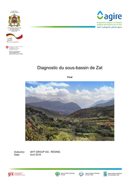 Diagnostic Du Sous-Bassin De Zat