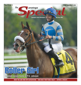 The Saratoga Special Friday, September 2, 2016 Here&There