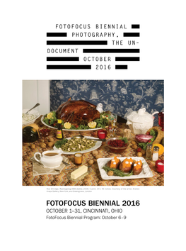 2016 Biennial Catalogue