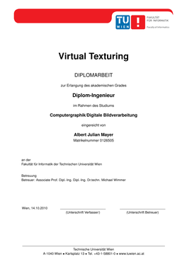 Virtual Texturing