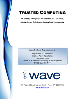 Trusted Computing