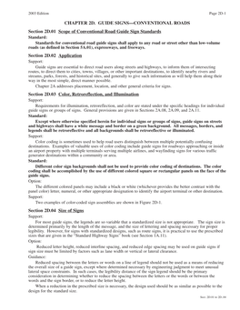 Chapter 2D. Guide Signs—Conventional Roads