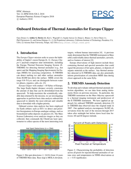 Onboard Detection of Thermal Anomalies for Europa Clipper