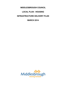 Middlesbrough Council Local Plan