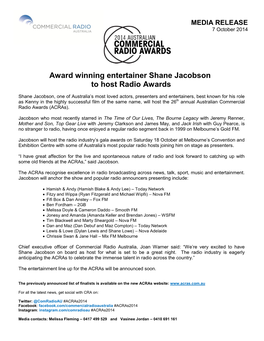 Commercial Radio Awards (Acras)