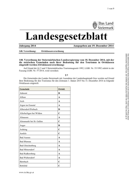 Lgbl. Nr. 148/2014 - Ausgegeben Am 19