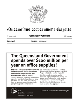 The Queensland Government Spends Over $100 Million Per Year on Office