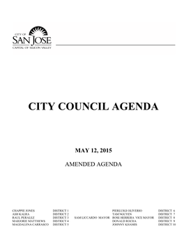 City Council Agenda