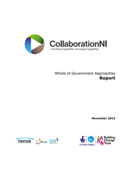 Whole of Government Approaches Report