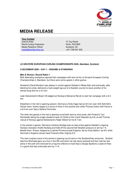 Media Release