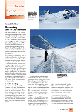 Lötschenlücke Die Lötschenlücke, 3173 M, Gilt Als Die Mit Abstand Beliebteste Skihoch- Tour in Den Berner Alpen