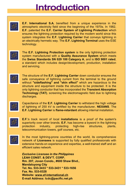 Understanding the EF Lightning Protection System