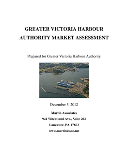 Ogden Point Marine Market Assessment