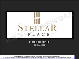 Stellar Place Project Type Mixed Development Location Visayas Avenue, Quezon City Land Area 8,608 Sq.M