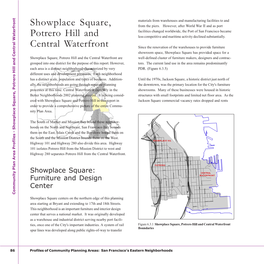 Showplace Square, Potrero Hill and Central Waterfront