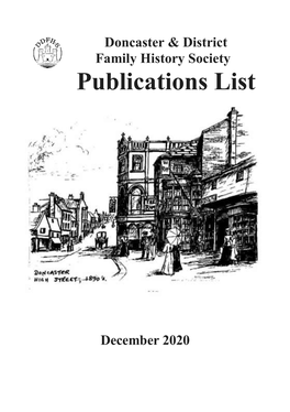 Latest Publications List