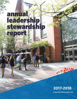 Annual Leadership Stewardship Report