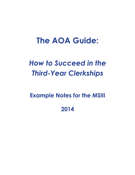 The AOA Guide