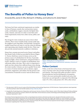 The Benefits of Pollen to Honey Bees1 Amanda Ellis, Jamie D