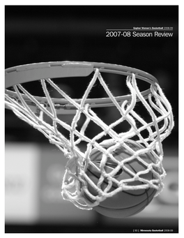 2007-08 Season Review