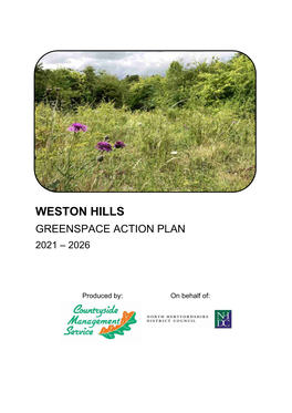 Weston Hills Greenspace Action Plan 2021 – 2026