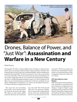 Drones, Balance of Power, and “Just War”: Assassination and Warfare in a New Century