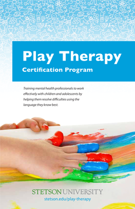 Play Therapy Certification Program