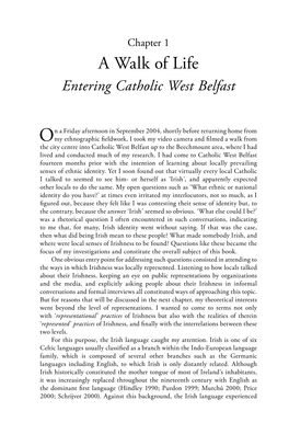 Entering Catholic West Belfast