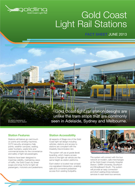 Gold Coast Light Rail Stations