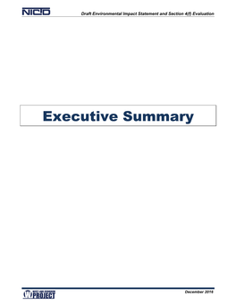 West Lake Corridor DEIS Executive Summary