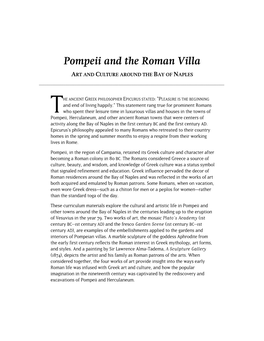 Pompeii and the Roman Villa