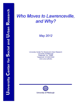 Moved to Lawrenceville, and a Survey of Those Having Moved Away