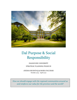 Dal Purpose & Social Responsibility