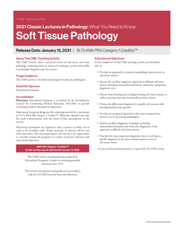 Soft Tissue Pathology
