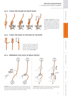 Preparing the Click up Belay Device A3.2