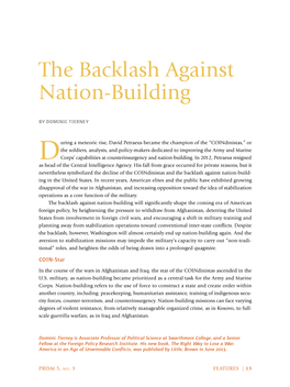 The Backlash Against Nation-Building