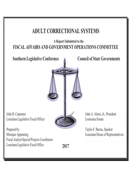 Adult Correctional Systems