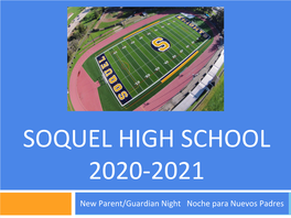 Soquel High School 2020-2021