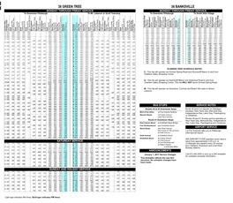 38 GREEN TREE 36 BANKSVILLE MONDAY THROUGH FRIDAY SERVICE MONDAY THROUGH FRIDAY SERVICE to Downtown Pittsburgh to Mt