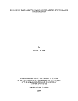 University of Florida Thesis Or Dissertation