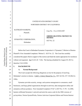 Wsn, COURT STAFF) (Filed on 8/23/2013
