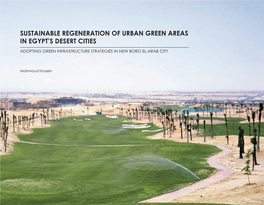 Green Infrastructure Strategies in New Borg El-Arab City