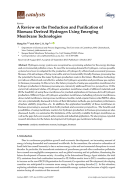 A Review on the Production and Purification of Biomass-Derived